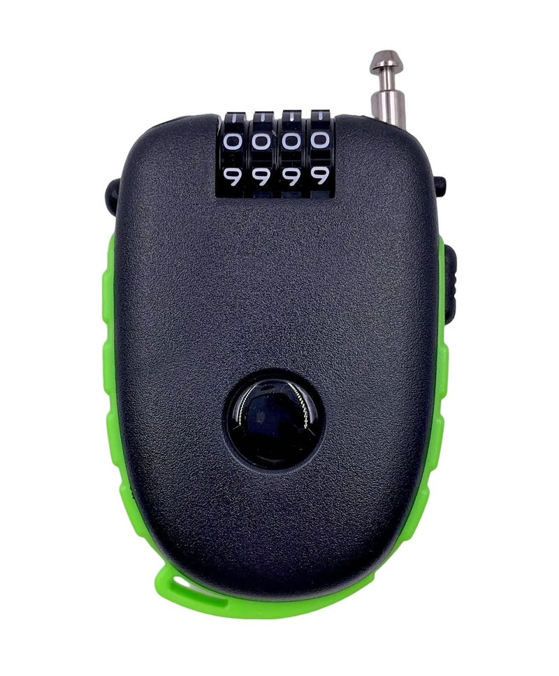 Bosvision Ultra-Secure 4-Digit Combination Lock with 90cm Retractable Cable for Bike, Ski, Snowboard and Stroller - Image 1